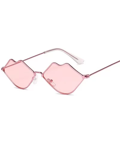 2020 Cute Sexy Ladies Lips Sunglasses Women Metal Frame Fashion Vintage Sun Glasses Female UV400 Shades - CI198A953HM $30.26 ...