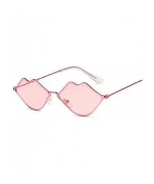 2020 Cute Sexy Ladies Lips Sunglasses Women Metal Frame Fashion Vintage Sun Glasses Female UV400 Shades - CI198A953HM $30.26 ...