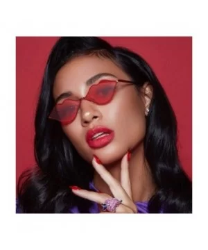 2020 Cute Sexy Ladies Lips Sunglasses Women Metal Frame Fashion Vintage Sun Glasses Female UV400 Shades - CI198A953HM $30.26 ...