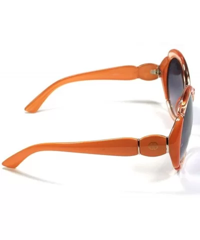 Celebrity Inspired Women's Sunglasses 8609 - Orange - CK11ERE5651 $5.55 Butterfly