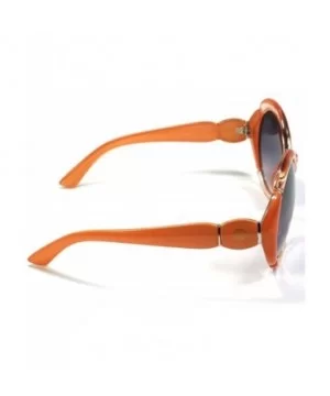 Celebrity Inspired Women's Sunglasses 8609 - Orange - CK11ERE5651 $5.55 Butterfly