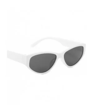 Retro Sunglasses for Women PC Resin UV400 Sunglasses - White - C818SARTTYU $12.23 Square