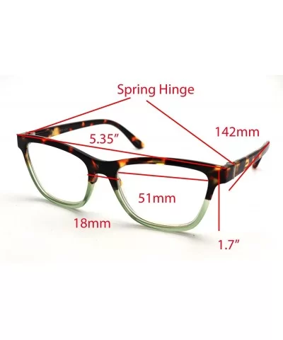 computer Reading Glasses tortoise - CL18GQXL2UG $18.29 Rectangular