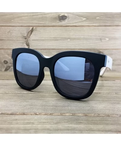 1000 Premium POLARIZED Oversize XXL Women Men Mirror Brand Style Fashion Sunglasses - Silver White - C818Q08ONHR $27.67 Overs...