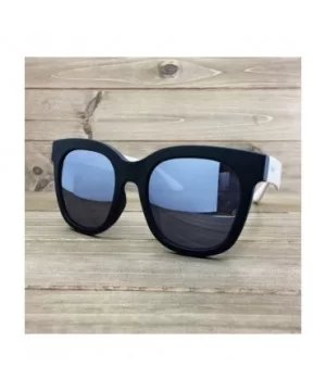 1000 Premium POLARIZED Oversize XXL Women Men Mirror Brand Style Fashion Sunglasses - Silver White - C818Q08ONHR $27.67 Overs...