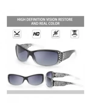 Rhinestone Polarized Sunglasses for Women - 100% UV400 Protection Driving/Fishing/Shopping Women Sunglasses - C11989Q9L8Z $16...