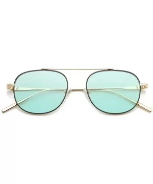 Fashion Ultralight Glasses Sunglasses Sunshade - Green - CQ18QQH2AY5 $10.74 Round