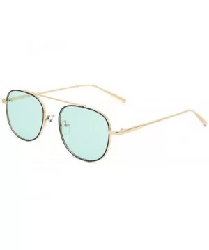 Fashion Ultralight Glasses Sunglasses Sunshade - Green - CQ18QQH2AY5 $10.74 Round