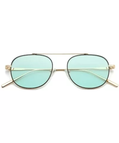 Fashion Ultralight Glasses Sunglasses Sunshade - Green - CQ18QQH2AY5 $10.74 Round