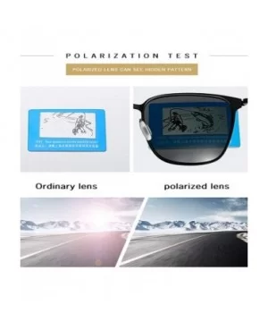 Sunglasses for Men Sports Polarized UV Protection Fashion Lightweight Metal Frame Sunglasses Driving Glasses - C218TUW7AR4 $5...