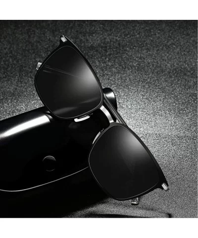 Sunglasses for Men Sports Polarized UV Protection Fashion Lightweight Metal Frame Sunglasses Driving Glasses - C218TUW7AR4 $5...