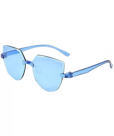 Classic Sunglasses Square Sunglasses Polarized Sunglasses Semi Rimless Frame Sun Glasses Retro Sun Glasses - E - CO19073NMIX ...