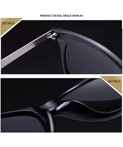 Vintage Retro Sunglasses Men Polarized Square 2019 Er Sun Glasses UV400 Driving Mirror Goggle - C3(night Vision) - CD199CCKXS...