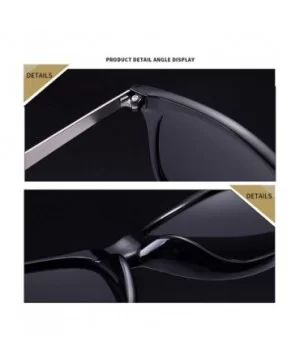 Vintage Retro Sunglasses Men Polarized Square 2019 Er Sun Glasses UV400 Driving Mirror Goggle - C3(night Vision) - CD199CCKXS...