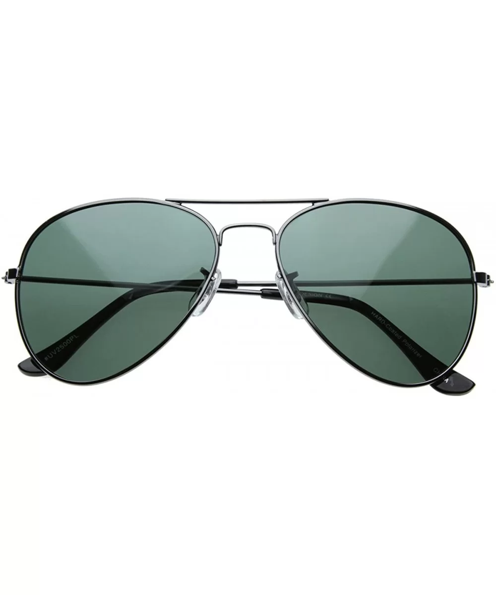 Polarized Classic Metal Aviator Sunglasses (Gunmetal (Polarized)) - CT116O2M8O1 $11.30 Aviator