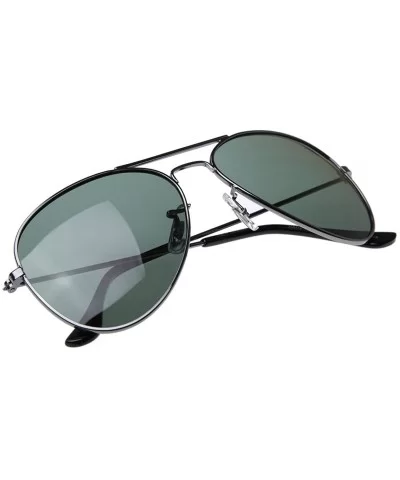 Polarized Classic Metal Aviator Sunglasses (Gunmetal (Polarized)) - CT116O2M8O1 $11.30 Aviator