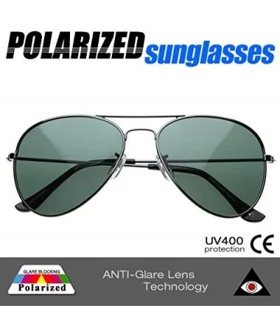 Polarized Classic Metal Aviator Sunglasses (Gunmetal (Polarized)) - CT116O2M8O1 $11.30 Aviator