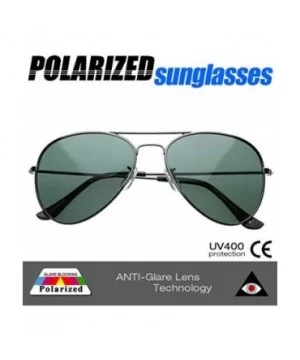 Polarized Classic Metal Aviator Sunglasses (Gunmetal (Polarized)) - CT116O2M8O1 $11.30 Aviator