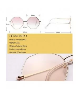 hexagon sunglasses Designer Fashion Sunglasses - Pink - C518A6CTXY0 $8.08 Rectangular