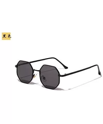 Polygon Sunglasses Luxury Vintage - C2198AACT2T $34.76 Round