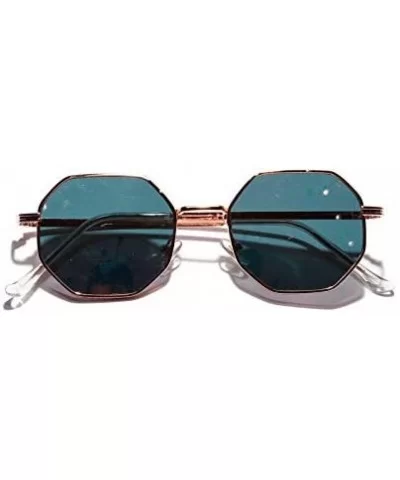 Polygon Sunglasses Luxury Vintage - C2198AACT2T $34.76 Round