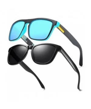 Polarized Sunglasses For Women Men Gradient Colors Designer UV Protection - CM19D6CHWK2 $13.61 Wrap