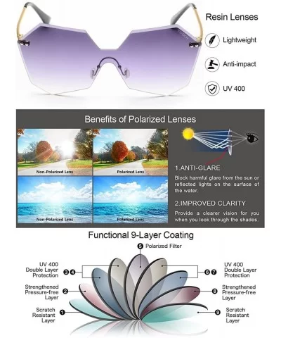 Fashion Sunglasses for Women or Girls with the Cool and Bright Colors of the Ocean - Grey - CM182ATR629 $6.76 Oversized