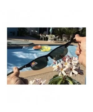 The Wedge Polarized Bifocal Sunglasses - Sunglasses and Sun Readers in One - Black - CT18SZGHCZS $43.36 Rimless