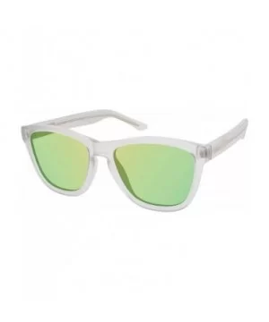 "Olympian" Designer Sunglasses - Clear/Blue - C418SHDUHEQ $20.87 Rectangular