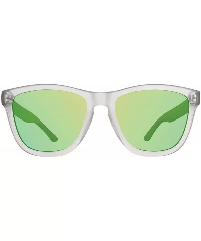 "Olympian" Designer Sunglasses - Clear/Blue - C418SHDUHEQ $20.87 Rectangular