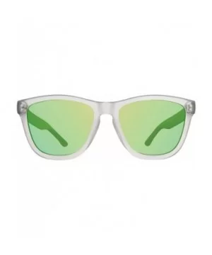 "Olympian" Designer Sunglasses - Clear/Blue - C418SHDUHEQ $20.87 Rectangular