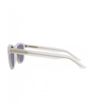 "Olympian" Designer Sunglasses - Clear/Blue - C418SHDUHEQ $20.87 Rectangular