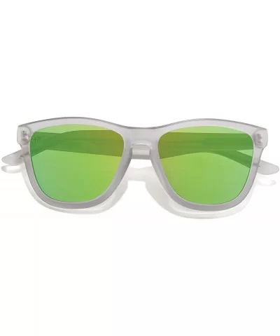 "Olympian" Designer Sunglasses - Clear/Blue - C418SHDUHEQ $20.87 Rectangular