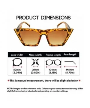 Designer Fashion Cateye Square Sunglasses for Women 100% UV 400 Protection Flat Gradient Color Lens 32409/54118 - CA194OH6C97...