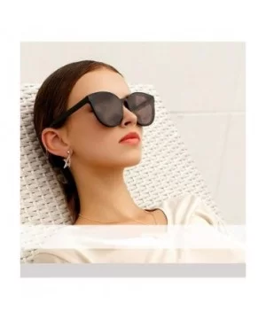 Fashion Polarized Round Sunglasses for Women Men Retro Oversized Vintage Shades - CF18ORCI083 $9.33 Oversized