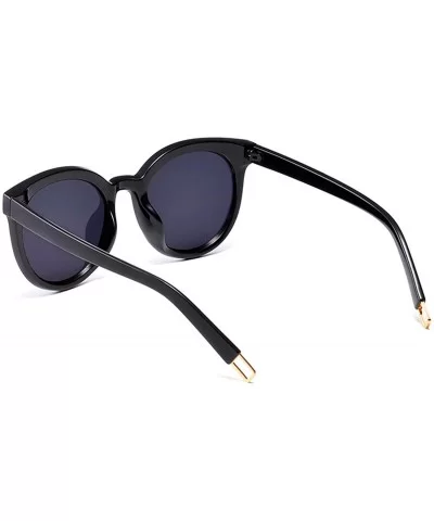 Fashion Polarized Round Sunglasses for Women Men Retro Oversized Vintage Shades - CF18ORCI083 $9.33 Oversized