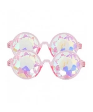 Kaleidoscopic Prism Eyeglasses - Kaleidoscope Halloween Cosplay Goggles 2PCS - 2pcs Pink - CT185U73WIX $15.18 Goggle