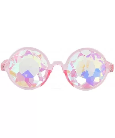 Kaleidoscopic Prism Eyeglasses - Kaleidoscope Halloween Cosplay Goggles 2PCS - 2pcs Pink - CT185U73WIX $15.18 Goggle