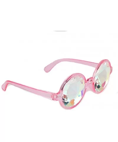 Kaleidoscopic Prism Eyeglasses - Kaleidoscope Halloween Cosplay Goggles 2PCS - 2pcs Pink - CT185U73WIX $15.18 Goggle