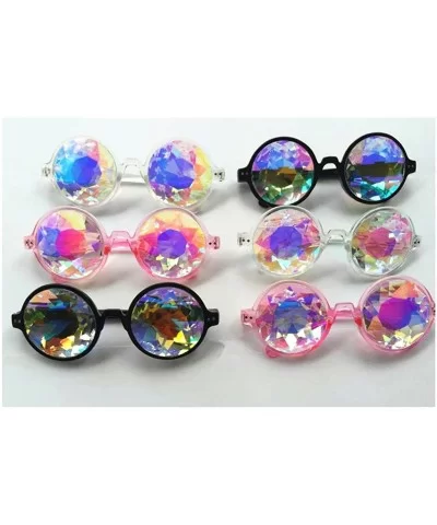 Kaleidoscopic Prism Eyeglasses - Kaleidoscope Halloween Cosplay Goggles 2PCS - 2pcs Pink - CT185U73WIX $15.18 Goggle