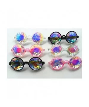 Kaleidoscopic Prism Eyeglasses - Kaleidoscope Halloween Cosplay Goggles 2PCS - 2pcs Pink - CT185U73WIX $15.18 Goggle