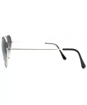 Metal Frame Heart Shape Sunglasses - Silver - CK11YJYKBWH $5.10 Round