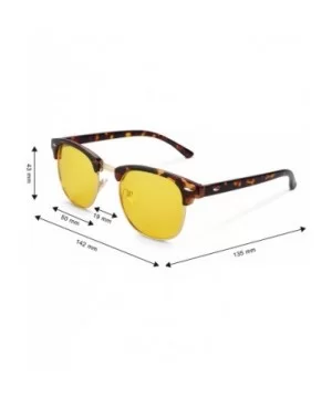 Night Driving Glasses Anti Glare Polarized Sunglasses HD Yellow Lens for Night Safety Glasses - Leopard - CO180LHSDO7 $10.33 ...