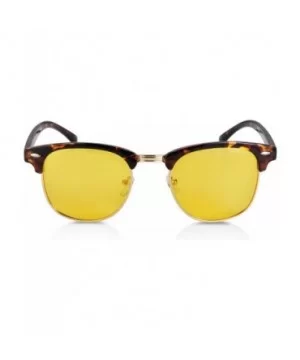 Night Driving Glasses Anti Glare Polarized Sunglasses HD Yellow Lens for Night Safety Glasses - Leopard - CO180LHSDO7 $10.33 ...