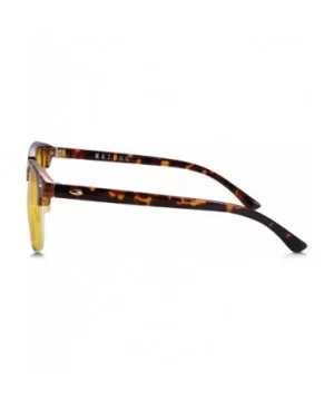 Night Driving Glasses Anti Glare Polarized Sunglasses HD Yellow Lens for Night Safety Glasses - Leopard - CO180LHSDO7 $10.33 ...