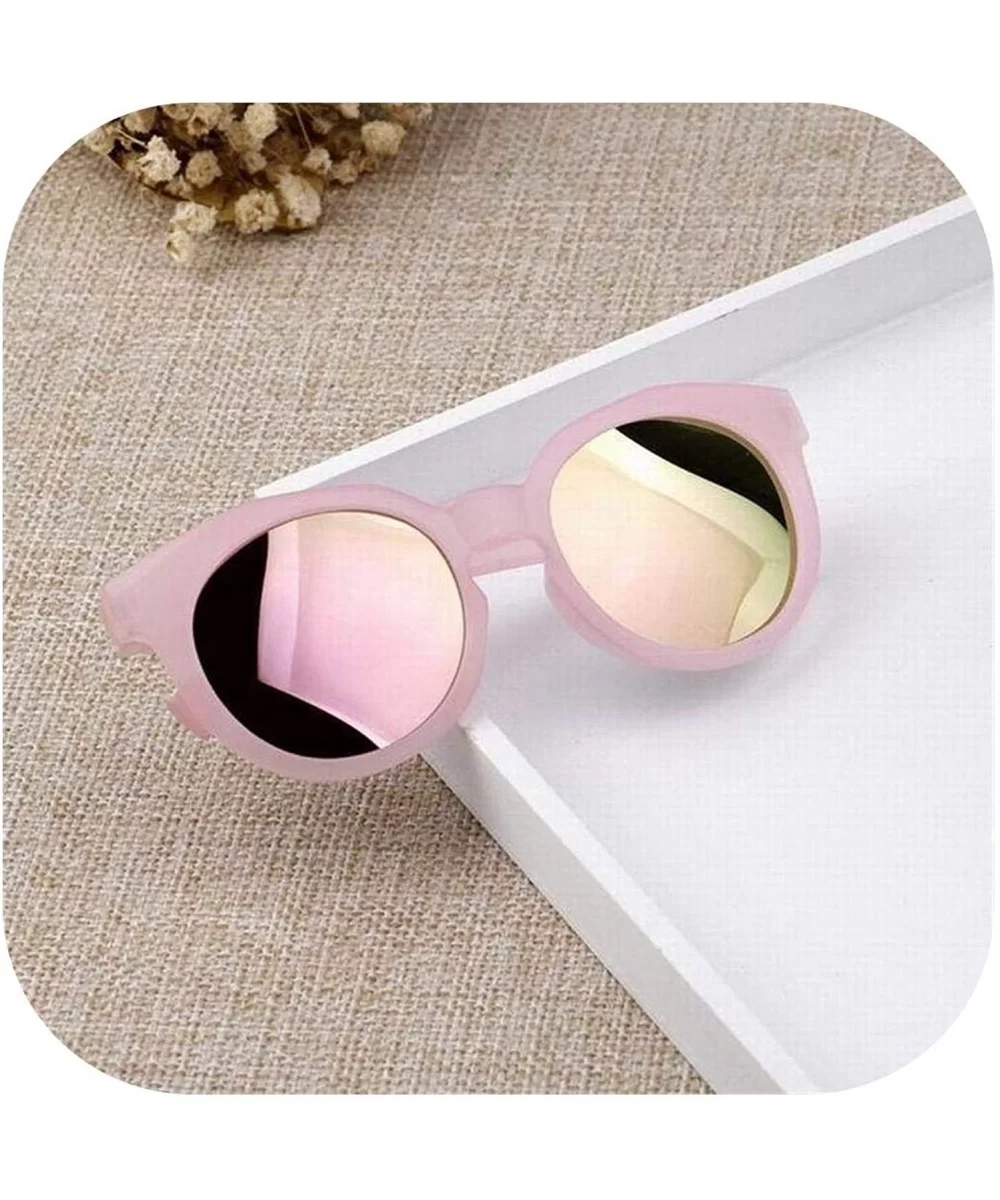 2019 New Kids Sunglasses Grils Lovely Baby Children Glasses Cat Eye Sun Boys Gafas De Sol UV400 - Pink - CO198AH3X8I $21.96 S...