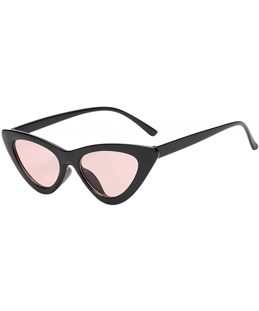 Sunglasses for Women Cat Eye Vintage Sunglasses Retro Glasses Eyewear UV 400 Protection - C - C618QMX743L $6.20 Cat Eye