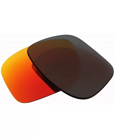 Replacement Polarized Lenses Holbrook Sunglasses OO9102 - Fire Red Mirror - CR186M6XKOO $10.32 Sport