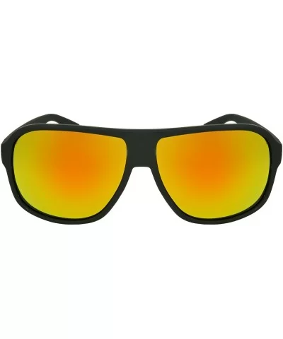 Geo Shield Fashion Retro Sunglasses Shades - Orange - C811JRVUPK5 $5.15 Shield