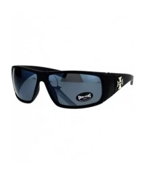 Sunglasses Mens Biker Wrap Around Shield Frame Spider Webs - Matte Black (Black) - CX186OWWKZ9 $10.56 Shield